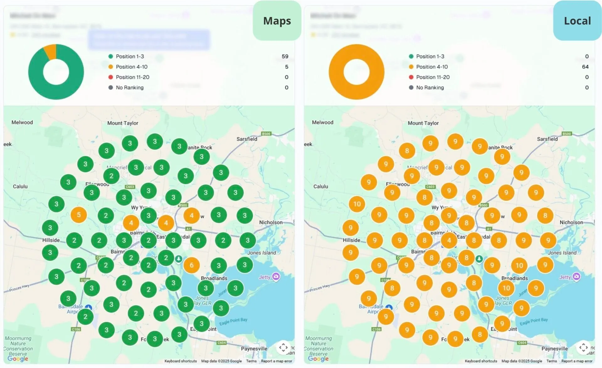 Local SEO Maps vs. Local Pack Analysis
